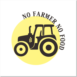 No Farmer No Food Posters and Art